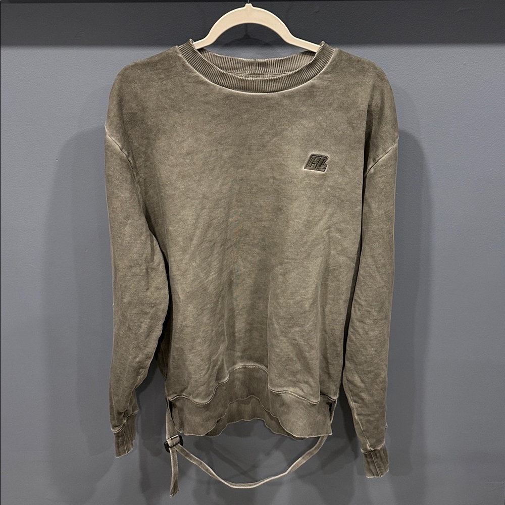 HELMUT LANG
washed military crewneck sweatshirt - Picture 3 of 8